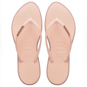 HAVAIANAS Women's Slim Point Flip Flops - CROCUS ROSE